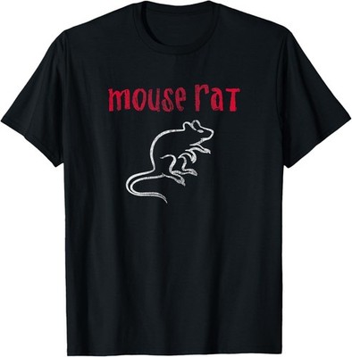 Parks & Recreation Mouse Rat Logo Distressed Short Sleeve T-Shirt