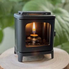 NUOVO piccolo set stufa in ghisa campeggio mini lampada camino Giappone | US Duty Paid