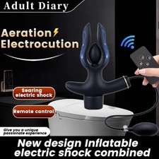 Inflatable Soft Plug Silicone Huge Pump Giant Stretcher Female Male BDSM Gay