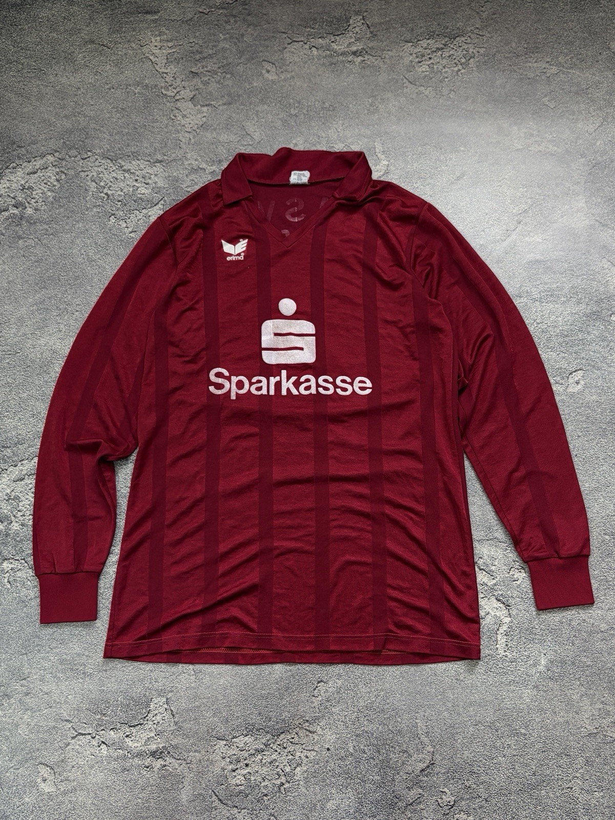 Vintage 80s Erima ASV Kiefersfelden Jersey Made in W. Germany Sparkasse Size L