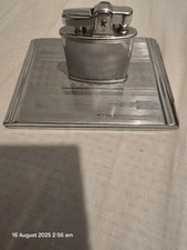 Antique Vantage Ronson Zipu Fuel Lighter & Case made in England 