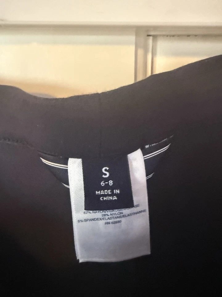 Leggings de punto de tiro medio Lands' End para mujer ~ azul marino ~ talla pequeña Foto 3 de 3