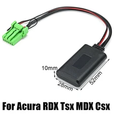 For Honda Civic Accord Pilot Acura RDX TSX 6 Pin Bluetooth Audio AUX In Adapter