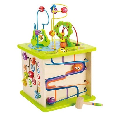 HAPE SPIELWÜRFEL MOTORIKWÜRFEL KLEINE TIERCHEN MOTORIKSCHLEIFE HOLZ E1810 WÜRFEL