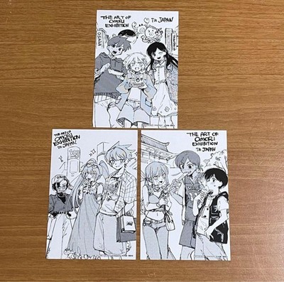 OMORI Exhibition Venue Limited Edition Newly Drawn Illustration Card 3-Piece