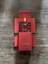 Versace Eros Flame Eau de Parfum Spray 10ml Travel Size Floral Woody