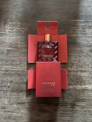 Versace Eros Flame Eau de Parfum Spray 10ml Travel Size Floral Woody