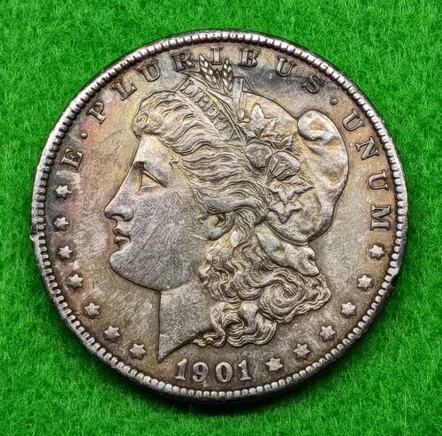(Toner) 1901 O Morgan Silver Dollar (Circulated) $1 Coin Silver Uncertified