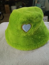 Fuzzy Green Bucket Hat
