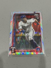 Alejandro Osuna 2025 Topps Chrome Update Ray  Wave Refractor RC #USC174
