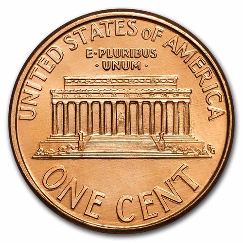 1996-D Lincoln Cent Stempelglanz (rot) - Bild 2 von 2