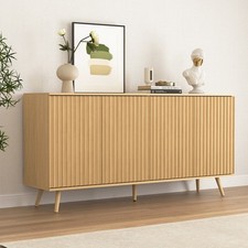 Sideboard Buffet Cabinet with Storage Long Sideboard Storage Cabinet with4 Doors