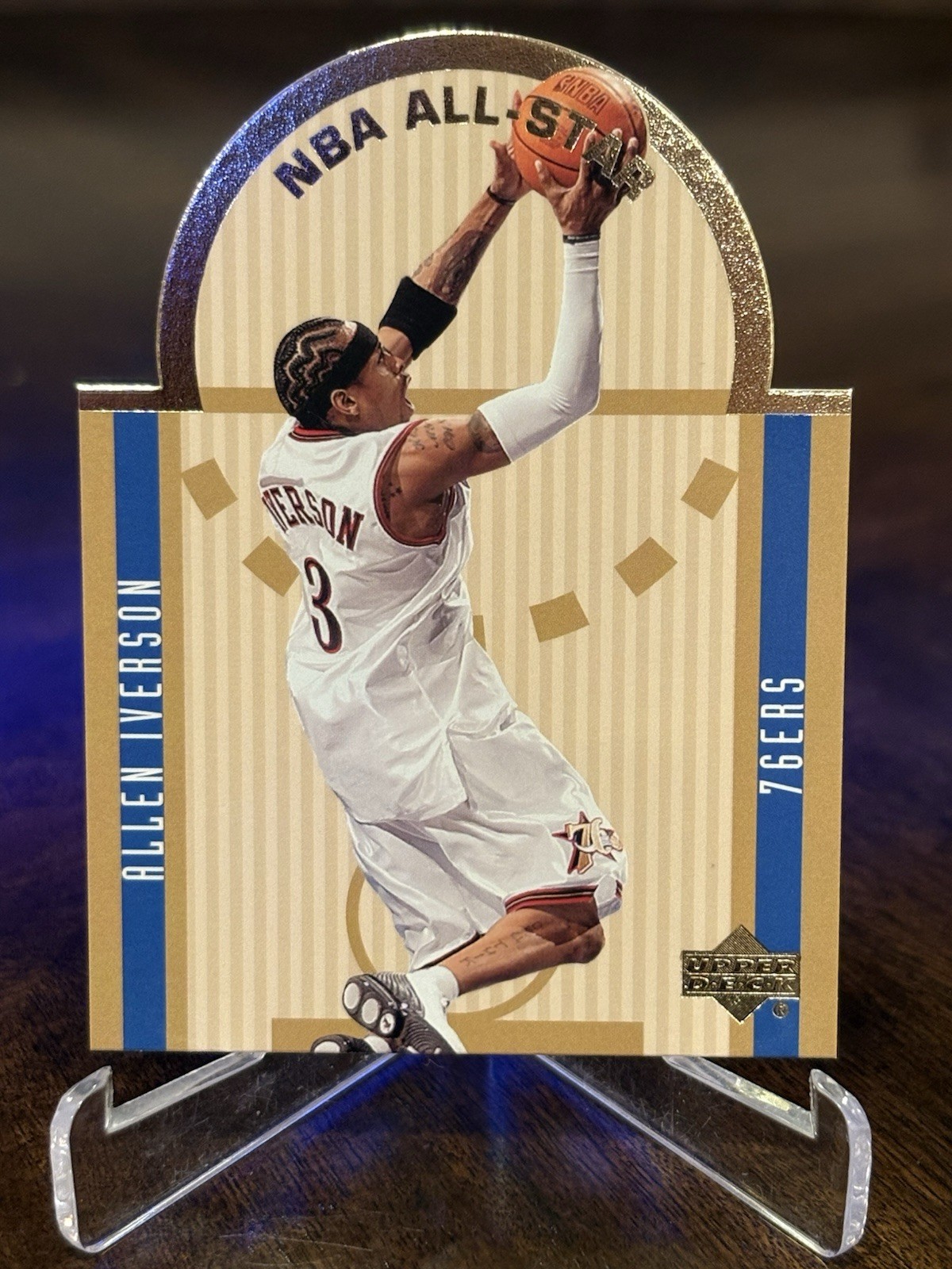 2003-04 Upper Deck Allen Iverson All Star Die Cut SSP #SE12 Philadelphia 76ers