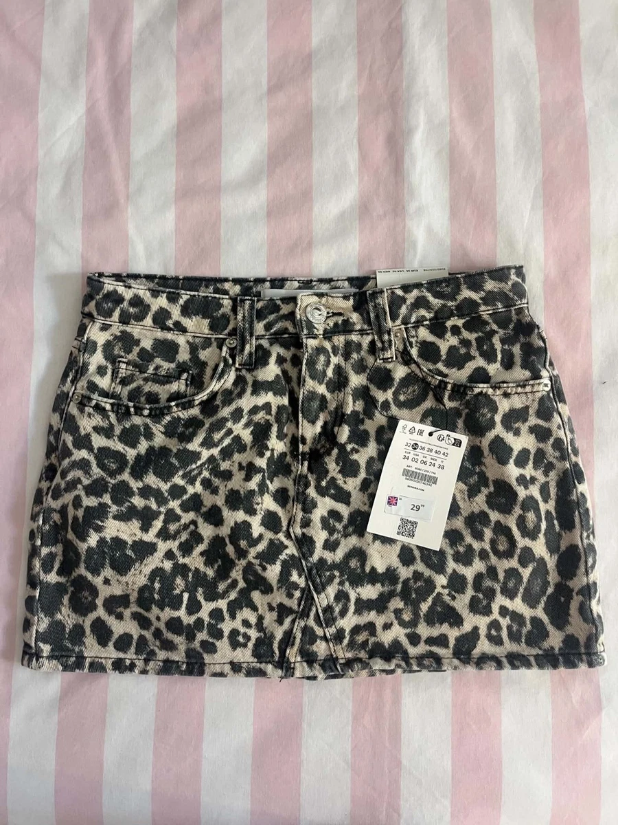 Falda vaquera Bershka talla XS