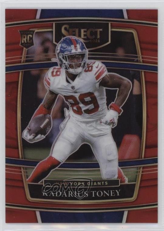 2021 Panini Select Concourse Red Prizm 69/99 Kadarius Toney #52 Rookie RC 1c9k