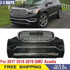 Front Bumper Cover Assembly Kit For 2017 2018 2019 GMC Acadia Denali