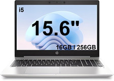 HP ProBook 450 G7 15.6" FHD i5-10210U 16GB RAM 256GB SSD Backlit Win11 Pro