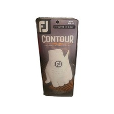 Footjoy Contour FLX Men's Golf Glove Med/LG Regular Left - Pearl New