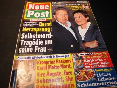 Neue Post  Nr.35/2001 Winnetou/Sascha Wussow/Natalie Wood/D. Koller/Beckenbauer