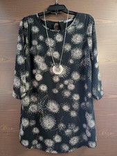 SIZE S ALLISON JOY Multi Colored Lined Dress INVPV107 