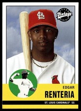 2001 Upper Deck Vintage Edgar Renteria St. Louis Cardinals #200