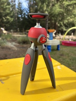 Manfrotto PIXI EVO MTPIXIEVO-RD Mini Tripod Red Gray Ball Head Camera 2.5kg