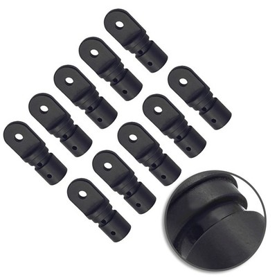 Kunststoff Ösen Endkappen Set 10 Stück für 1 Zoll 25 mm für Bimini Top Balda