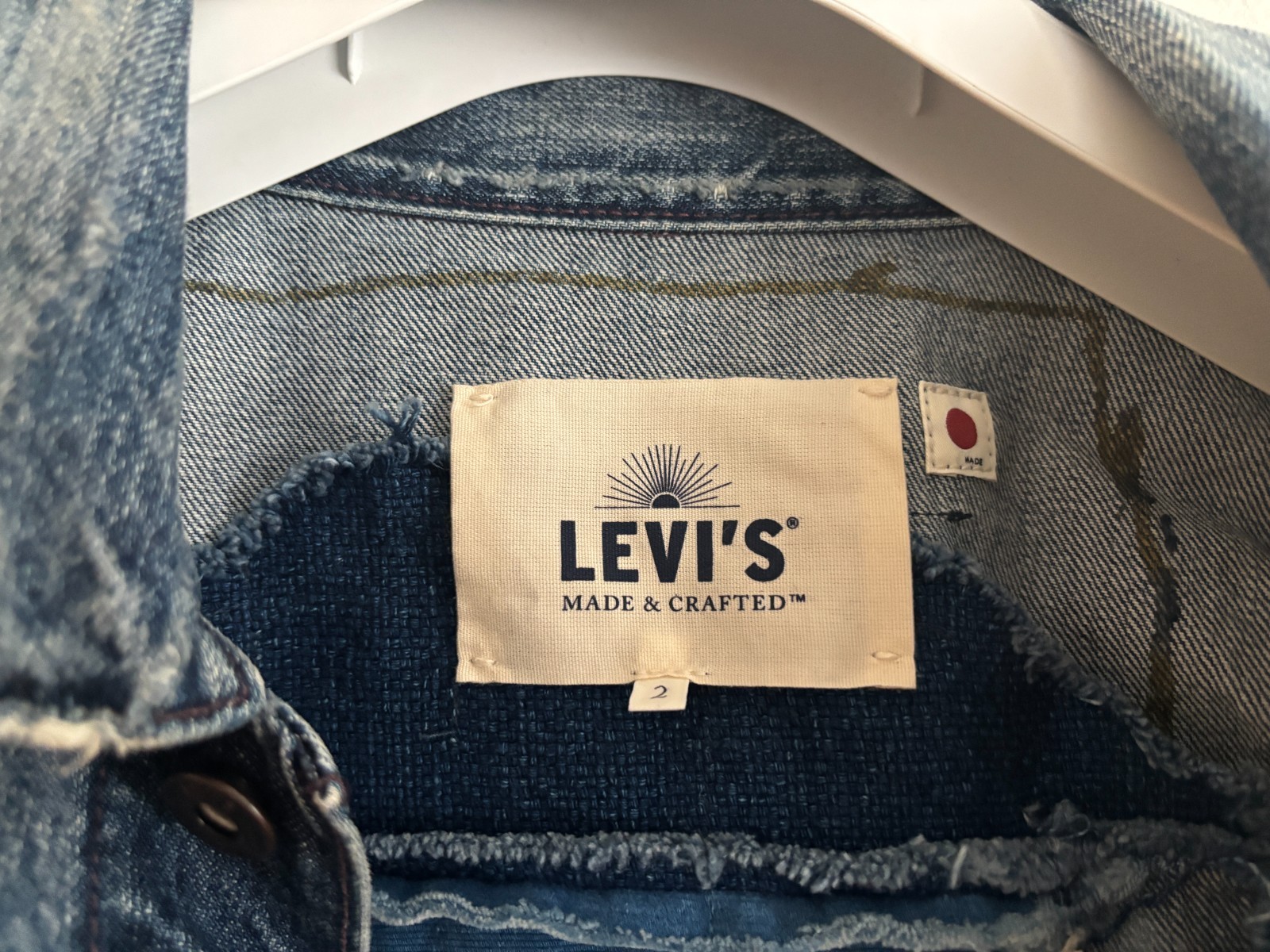 Levi's Made & Crafted Boro Patchwork Blue Denim T… - image 3