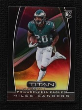 2019 Panini Chronicles Titan Black 1/1 Miles Sanders #T20 1j8