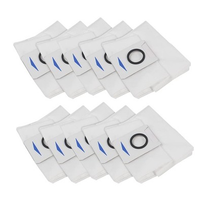 10 pack Vacuum Cleaner Filter Bags with ECOVACS DEEBOT X1 OMNI Turbo T10 T20 ...