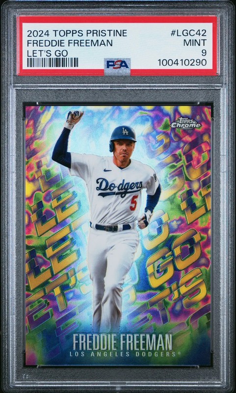 2024 Topps Pristine Let's Go Freddie Freeman #LGC42 PSA 9