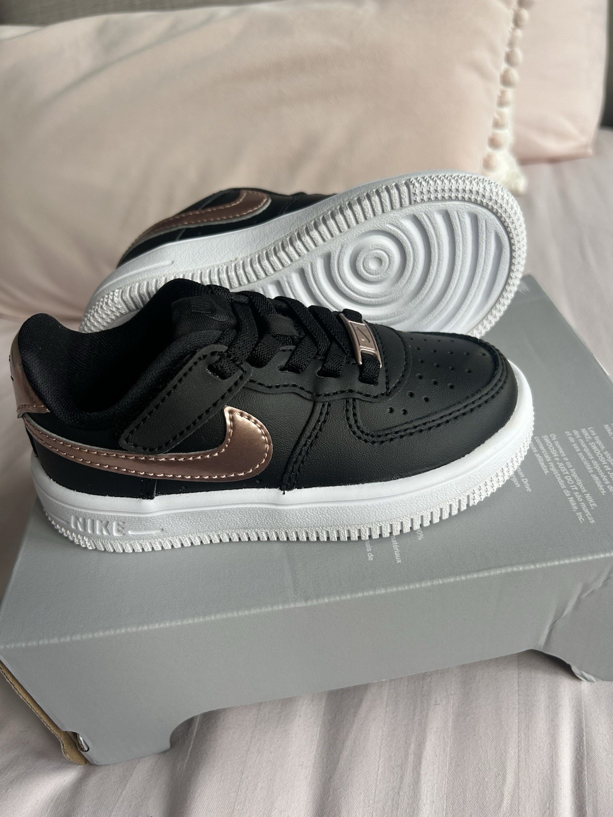 PONY Scarpe da ginnastica Nike Force 1 culla bambino CK2201 004 taglia 7 5
