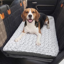 Dog Car Bed with Removable Washable Cover, 53.5x28in