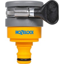 Hozelock Round Mixer Tap Adaptor for Connecting Garden Hose to Indoor Taps