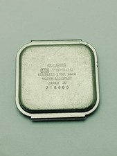 Casio 119 TC-600 Quartz Touch Sensor Vintage Men’s Watch Back For Part