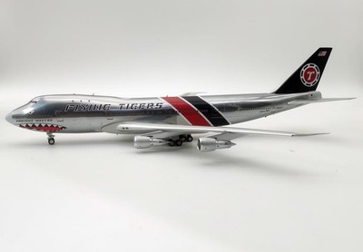N800FT Flying Tigers 747-123F Poliert 1:200 Inflight200 IF741FTSM-P