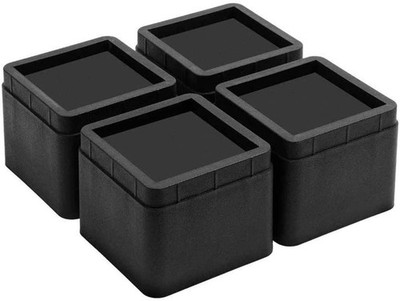 BWKJMY Betterhöhungen Hebehöhe 2 Zoll Schwerlast Set 4 1,5 kg, schwarz 