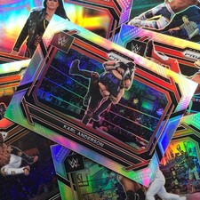 2023 Prizm Wwe Edris Enofe Horizontal Silver Prizm No 2