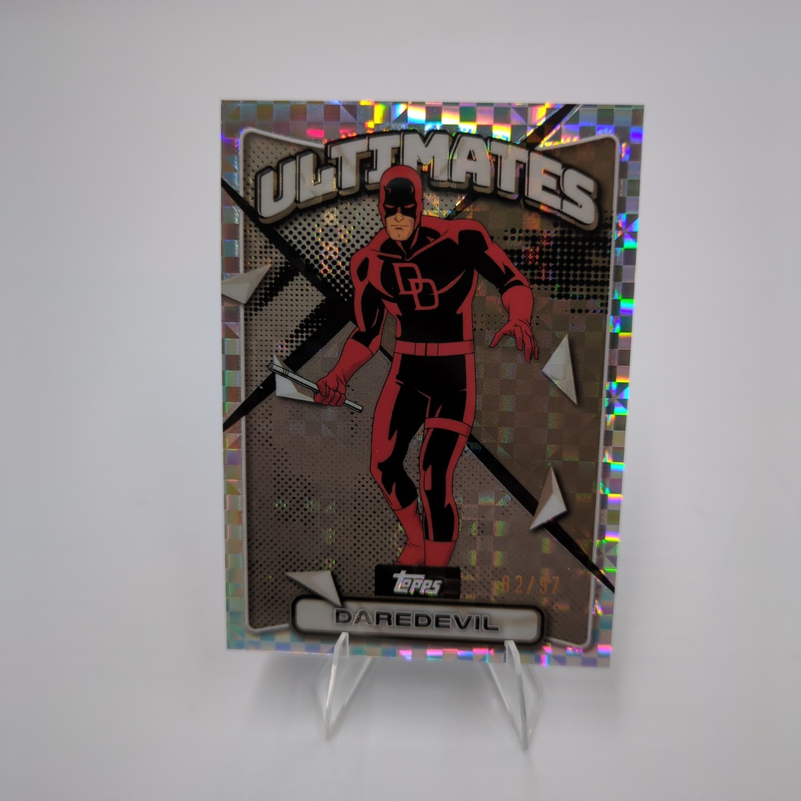 2025 Topps Finest Marvel X-Men ‘97 Ultimates DAREDEVIL #53 Refractor /97