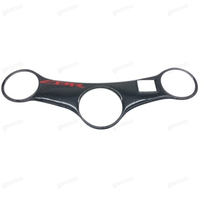 Triple Tree Top Clamp Upper Carbon 3D Sticker Pad Fit 2001-2006 Honda CBR600 F4i