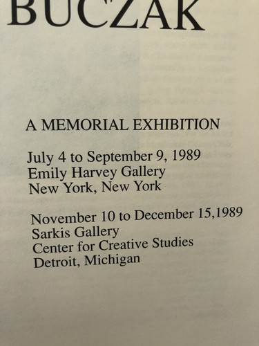 Brian BUCZAK AIDS Memorial Exhibition GAY Tributo RARO 1989 - Foto 2 di 8