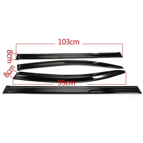Para Toyota Sienna 11-19 Mugen visera protector contra la lluvia deflector ventilación sombrilla J - Imagen 10 de 11