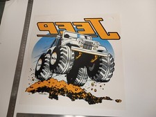 Vintage Original HIP-HOP Style Iron-On / Heat Transfer Jeep Off Road