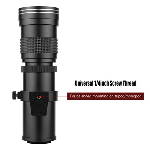 420-800mm F/8.3-16 Telephoto Zoom Lens for Canon EF Mount DSLR Cameras Black - Picture 5 of 7