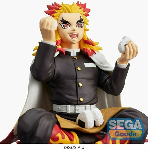 SEGA Demon Slayer Kyojuro Rengoku Premium Chokonose Figure JAPAN OFFICIAL - Picture 6 of 7
