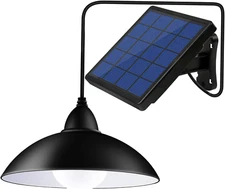 Solar Lights Outdoor/Indoor,Remote Control Solar Powered Pendant Lights IP65 Wat