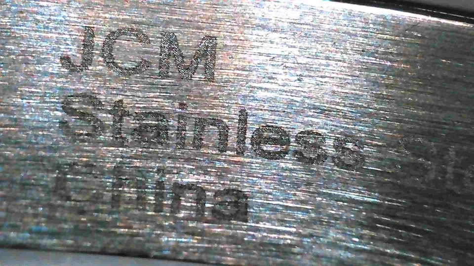 FIRMADO JCM Acero Inoxidable Cristal Rosa Brazalete Bisagra Tono Plata Pulsera Foto 3 de 4