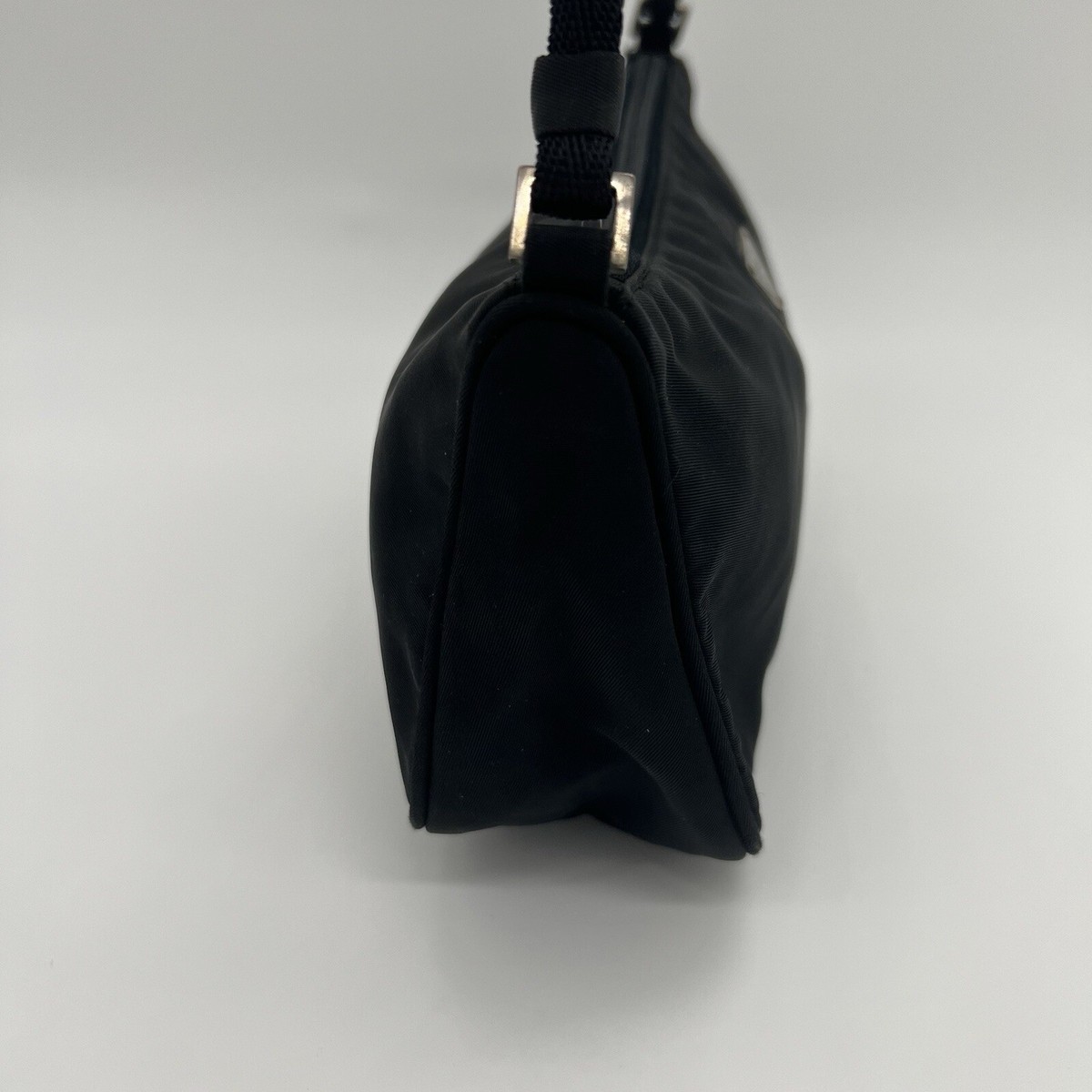 PRADA Nylon Shoulder Bag Noir Black +COA (Missing Zipper PRADA Nylon Shoulder Bag Noir Black +COA (Missing Zipper