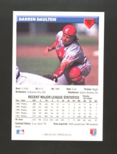 1993 Donruss Baseball, # 1 to # 200, U-PICK, RB5 - Picture 148 of 314