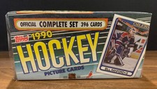 1990 TOPPS HOCKEY (NHL) Official Complete Sealed Factory Set - 396 Picture Cards